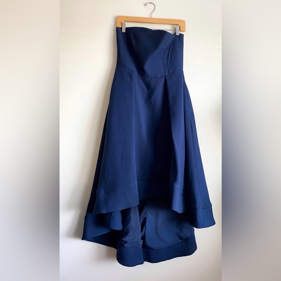 C/MEO Collective Navy Blue Ball Gown Gala Prom Homecoming Wedding Maxi Dress L - Picture 8 of 11